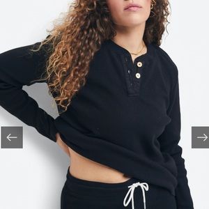 Mate the label organic thermal Henley